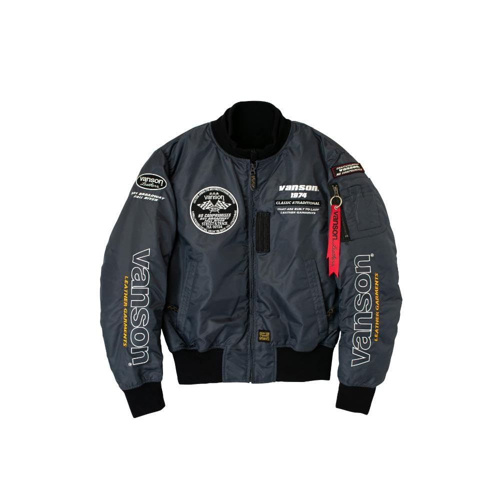 バンソン アウタージャケット XXL VANSON バンソン MA-1 フライトジャケット フライングエンブレム